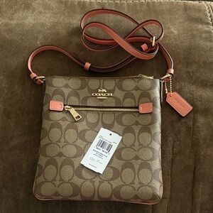 Coach Signature Mini Rowan File Bag